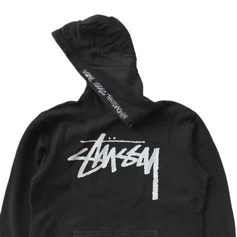 stussy hoodie font